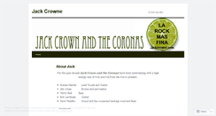 Desktop Screenshot of jackcrowne.wordpress.com