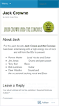 Mobile Screenshot of jackcrowne.wordpress.com