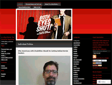 Tablet Screenshot of botheyesshut.wordpress.com