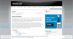 Desktop Screenshot of indrabaik.wordpress.com