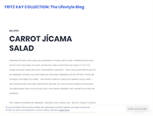 Tablet Screenshot of fritzkaycollection.wordpress.com