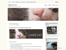 Tablet Screenshot of ihavecat.wordpress.com