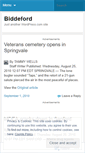 Mobile Screenshot of biddeford.wordpress.com