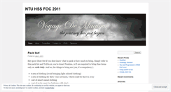 Desktop Screenshot of hssfoc2011.wordpress.com