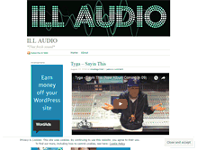 Tablet Screenshot of illaudioent.wordpress.com