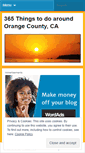 Mobile Screenshot of 365thingstodoaroundoc.wordpress.com