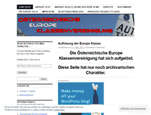 Tablet Screenshot of europesegeln.wordpress.com