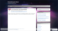 Desktop Screenshot of economiaparallevar.wordpress.com