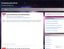 Tablet Screenshot of economiaparallevar.wordpress.com