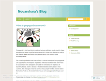 Tablet Screenshot of nouarshara.wordpress.com
