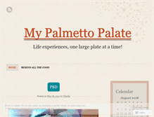 Tablet Screenshot of palmettopalate.wordpress.com