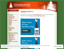 Tablet Screenshot of navidadesjuntos.wordpress.com