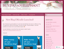 Tablet Screenshot of buyinganelephant.wordpress.com