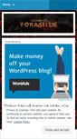 Mobile Screenshot of legendofporasitus.wordpress.com