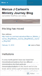 Mobile Screenshot of marcusjcarlson.wordpress.com