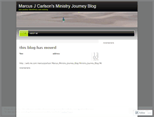 Tablet Screenshot of marcusjcarlson.wordpress.com