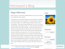 Tablet Screenshot of marisssam.wordpress.com
