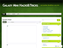 Tablet Screenshot of 4galaxymini.wordpress.com