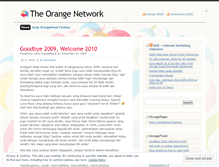 Tablet Screenshot of orangemood.wordpress.com