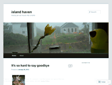 Tablet Screenshot of islandhaven.wordpress.com