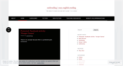 Desktop Screenshot of ezelreading.wordpress.com