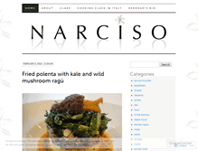 Tablet Screenshot of ilnarciso.wordpress.com