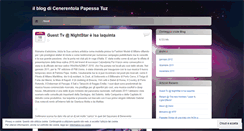 Desktop Screenshot of ilblogdicenerentolapapessatuz.wordpress.com