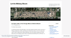 Desktop Screenshot of letthemidwaybloom.wordpress.com