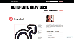 Desktop Screenshot of derepentegravidos.wordpress.com