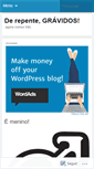 Mobile Screenshot of derepentegravidos.wordpress.com