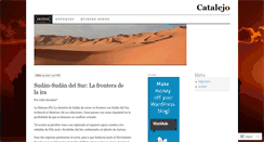 Desktop Screenshot of catalejomedioriente.wordpress.com