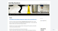 Desktop Screenshot of antislipsolutions.wordpress.com