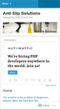 Mobile Screenshot of antislipsolutions.wordpress.com
