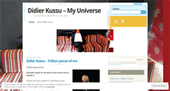 Desktop Screenshot of didierkussu.wordpress.com