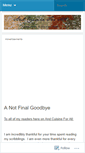 Mobile Screenshot of andcuisineforall.wordpress.com
