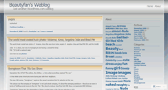 Desktop Screenshot of beautyfan.wordpress.com