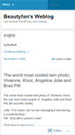 Mobile Screenshot of beautyfan.wordpress.com