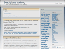 Tablet Screenshot of beautyfan.wordpress.com