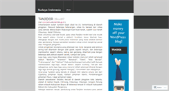 Desktop Screenshot of budayaindonesia.wordpress.com