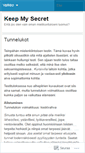 Mobile Screenshot of keepsecrett.wordpress.com