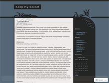 Tablet Screenshot of keepsecrett.wordpress.com