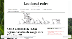 Desktop Screenshot of lesdursacuire.wordpress.com