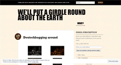 Desktop Screenshot of girdleroundabout.wordpress.com