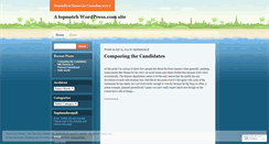 Desktop Screenshot of itsmyfirsttimeelectionday2012.wordpress.com