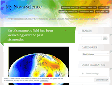 Tablet Screenshot of novascience.wordpress.com