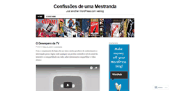 Desktop Screenshot of confissoesdeumamestranda.wordpress.com