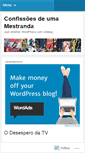Mobile Screenshot of confissoesdeumamestranda.wordpress.com