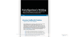 Desktop Screenshot of fairyfigurines.wordpress.com