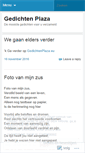 Mobile Screenshot of gedichtenplaza.wordpress.com