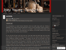 Tablet Screenshot of jfyoung.wordpress.com